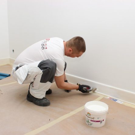 En lägenhetsmålning i Stockholm