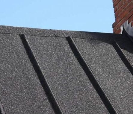 Ett papptak i Stockholm