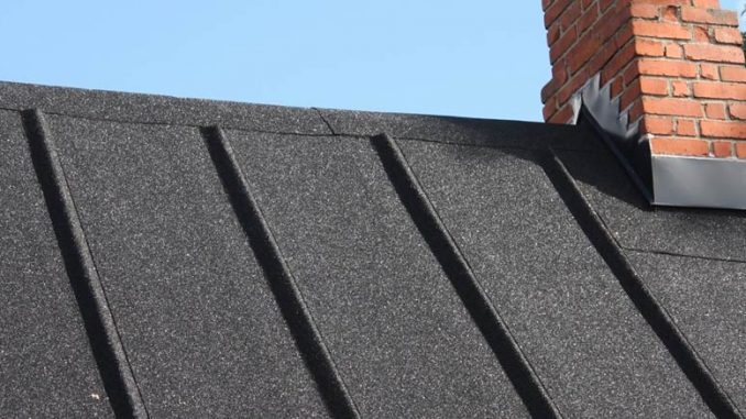 Ett papptak i Stockholm