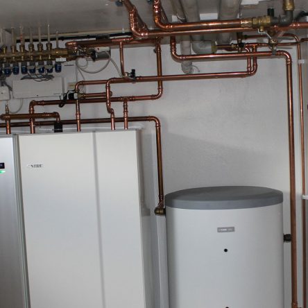 En värmepump i Nyköping